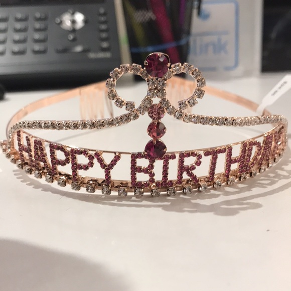 BDAY Girl Statement Tiara - Picture 2 of 2